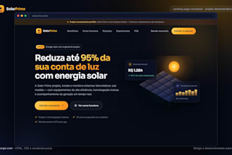 create a modern responsive landing page