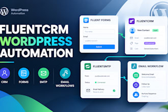 setup fluent crm, fluent forms, automation workflow, fluent smtp, email campaign
