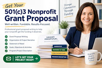 write a compelling 501c3 nonprofit grant proposal and application