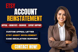 reinstate etsy suspension with appeal letter open etsy account reinstatement