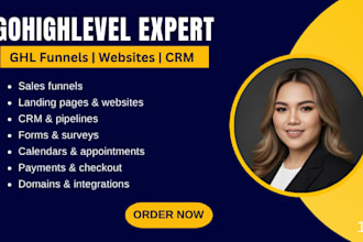 be your go high level expert gohighlevel website sales funnel gohighlevel expert