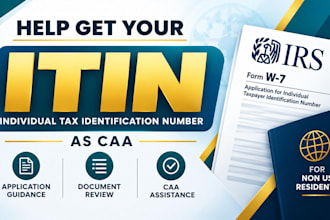 help get your itin individual tax identification number as caa