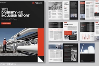 create adobe indesign publication layout for books, reports and catalogs