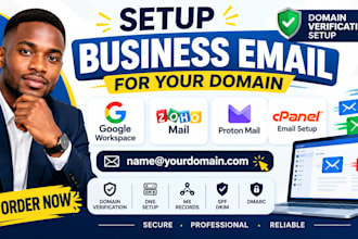 google workspace zoho mail proton mail cpanel domain verification setup