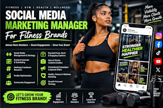 be fitness social media marketing manager health and fitness gym marketing