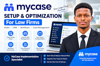 set up and optimize mycase for your law firm robly lawmatics clio practice legal