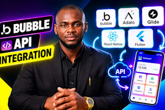 bubble api integration react native bubble adalo glide flutter developer expert