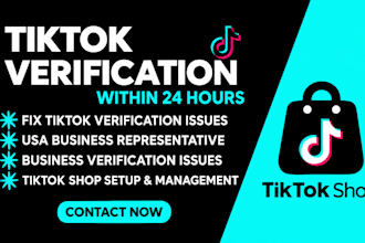 fix tiktok verification issue, resolve suspended google ads, setup tiktok shop