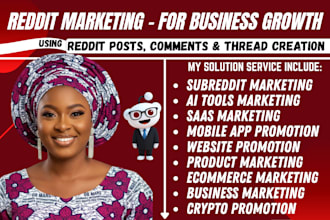 market software, book, ai tools, biz website or new product via reddit SEO post