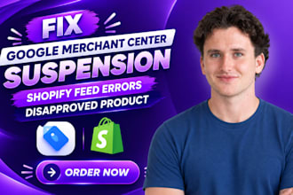 fix google merchant center suspension shopify feed errors or disapproved product