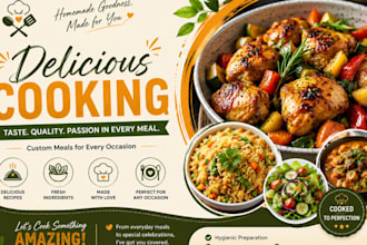 cook delicious homemade meals, traditional dishes and special recipes