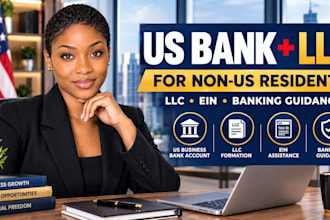 do USA bank account, proof of address, US llc for non residents US bank creation