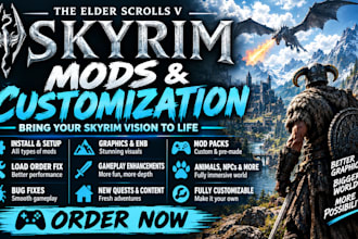 create skyrim or resident evil mod, starfield, armor, weapons, skyrim quest mod