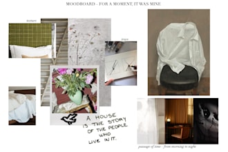 create a fashion moodboard and visual research