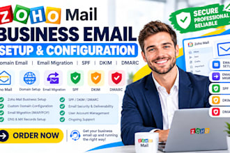 setup zoho mail business email domain email migration spf dkim dmarc email setup