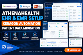 athenahealth keragon nextgen ehr emr and migrate patient data