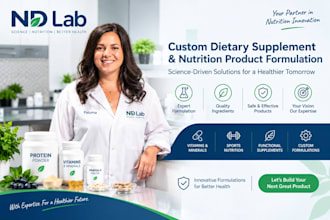 formulate custom dietary supplements and nutrition products