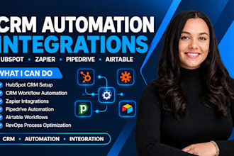 do hubspot crm automation zapier integration pipedrive airtable data revops cms
