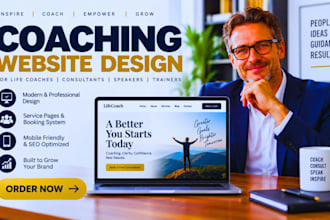 design coaching website for life coach consultant speaker trainer website
