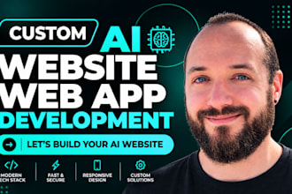 do ai web development, ai saas, full stack developer, website development