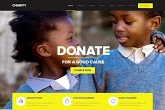 build wix nonprofit website volunteer donation page fundraising campaign landing