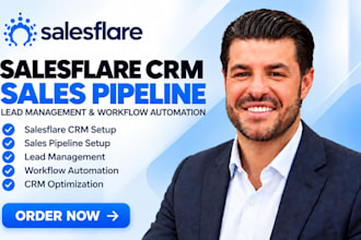 setup salesflare CRM sles pipeline lead management workflow