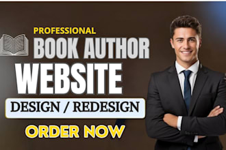 design author website, book author website, ebook website, author landing