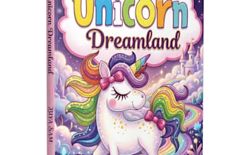 create cute kids coloring book pages and activity book illustrations