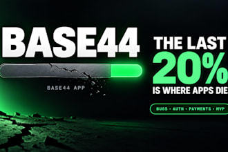 base44 expert base44 bug fixing base44 mvp design base44 app development publish