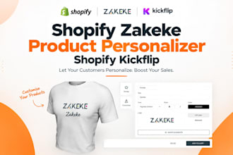 do 2d 3d shopify zakeke shopify customily product configurator personalizer pod