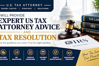 provide expert US tax attorney advice and tax resolution