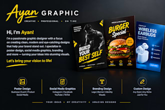 design modern restaurant food posters