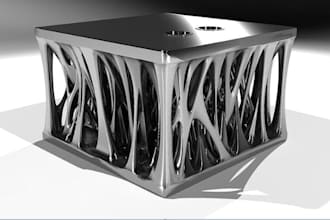 create 3d lattice, parametric product design, lightweight structures and cad
