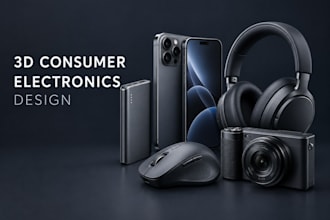 design consumer electronics product for smartphone power bank headphone earbuds