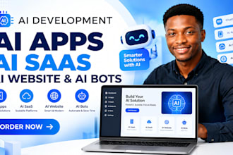 develop ai apps ai saas ai website and ai bots