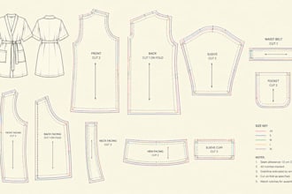create digital sewing pattern making and pattern size grading for clothing brand