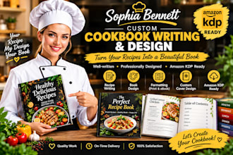 design and write a modern recipe book for amazon KDP