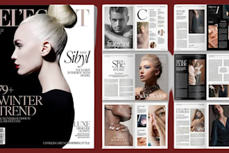 design product catalog magazine layout brochure digital magazine adobe indesign