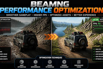 optimize beamng maps and vehicles for maximum performance