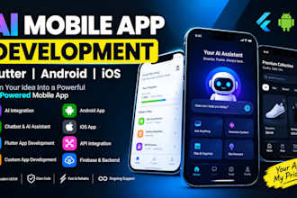 build ai mobile app development ai mobile app ai app developer flutter developer