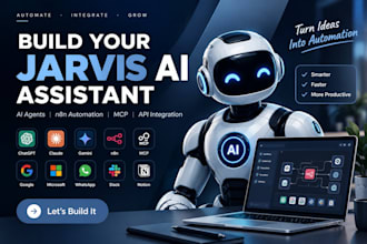 build jarvis ai agent, shopify jarvis ai assistant, n8n automation mcp omniroute
