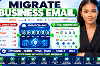 migrate hostinger cpanel titan ionos webmail to google workspace m365 with dns