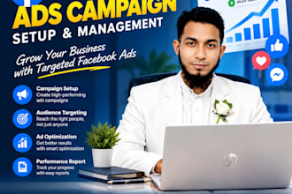 setup and manage facebook ads and meta ads campaign