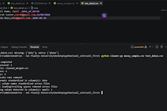 clean and merge messy CSV files with python