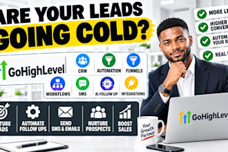build gohighlevel CRM automation funnels workflows SMS ai follow up integrations