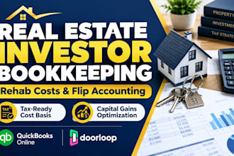 do real estate investor bookkeeping doorloop and rehab cost tax return filing