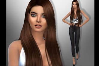 create realistic custom sims 4 characters with unique cc and mods, sims 4 avatar