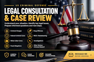 us criminal defense legal document criminal consultation legal advice and review