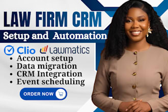 automate clio grow, clio manage, lawmatics and law firm CRM workflows