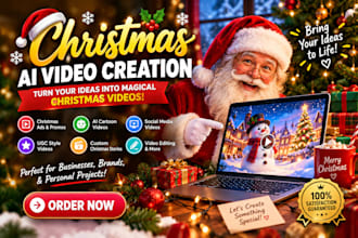 create stunning christmas greeting videos and animations